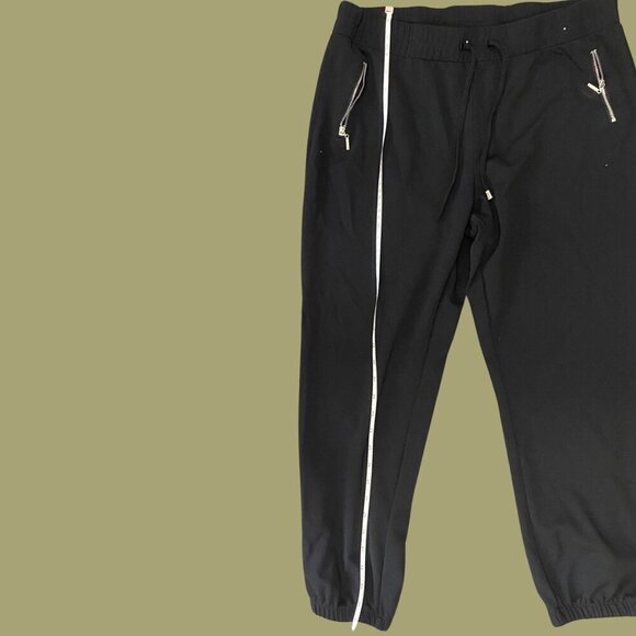Retrology Black Zip Jogger Pants | Size XL - Picture 6 of 9